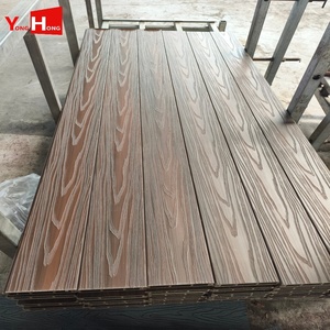 Valla <span class=keywords><strong>de</strong></span> WPC <span class=keywords><strong>de</strong></span> Diseño Moderno, Paneles Decorativos <span class=keywords><strong>para</strong></span> Exteriores, Valla <span class=keywords><strong>de</strong></span> Jardín Compuesta con Aspecto <span class=keywords><strong>de</strong></span> Madera 3D y Poste <span class=keywords><strong>de</strong></span> Aluminio - Product Image 2