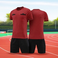 Uniformes d'arbitre de football Juge professionnel Maillots de football Shorts Chemises Costume Poche Survêtements Vêtements personnalisés
