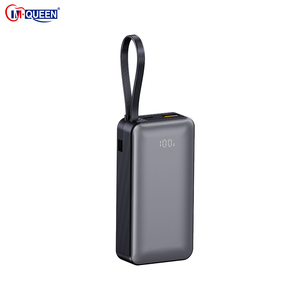 แบตสำรองแบบพกพา35W 10000mAh พร้อมจอแสดงผล LCD ในตัว USB Type-C แบบ2 in 1ชาร์จเร็วสำหรับโทรศัพท์มือถือโลโก้ที่กำหนดเอง - Product Image 1