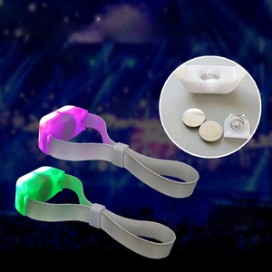 Pulsera Luminosa Personalizada de 10 Zonas DMX para Conciertos, Accesorios de Animación, Pulsera de Nailon Tejido con Luces LED Brillantes - Product Image 1