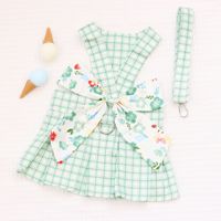 Harnais et gilet pour animaux de compagnie à motif floral patchwork 22 panneaux, style ours en peluche, en polyester, pour les sorties
