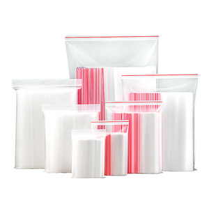 Sacs Ziplock Transfrontaliers de Qualité Alimentaire, Transparents, Refermables en PE, Auto-scellants pour le Stockage de Divers Articles - Product Image 1