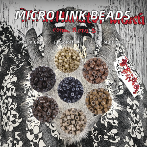 TEEJAY Prix de gros Perles en silicone et cuivre 1000 pièces Micro-liens Anneaux colorés Fixation forte pour I-Tip/Nano/Micro Ring/Weft - Product Image 2
