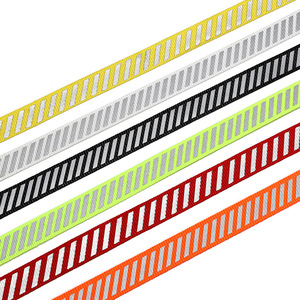 <span class=keywords><strong>Cinta</strong></span> reflectante de punto de diseño personalizado <span class=keywords><strong>cinta</strong></span> reflectante de poliéster <span class=keywords><strong>3M</strong></span> para bolsa de ropa - Product Image 4