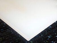Feuille acrylique coulée de 3mm d'épaisseur en blanc laiteux