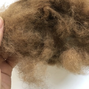 Pelo de camello cardado 100% pelo de color camello con buen precio en oferta - Product Image 4