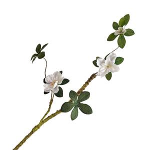 Fleurs d'azalées artificielles en soie blanche, haute simulation, décoratives pour la maison et accessoires de mariage - Product Image 5
