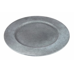 Assiette de présentation en fer galvanisé pour la décoration de mariage Assiette de table décorative de qualité supérieure, élégante et sûre - Product Image 1