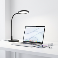 Lampe de bureau LED de style nordique, bras flexible réglable, commande tactile, lumière protectrice pour les yeux, pour la maison et le bureau