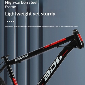 Bicicleta Unisex con Ruedas de 24/26 Pulgadas, 27 Velocidades, Suspensión Delantera, Frenos de Disco Dobles, Cuadro de Acero de Alto Carbono - Product Image 4
