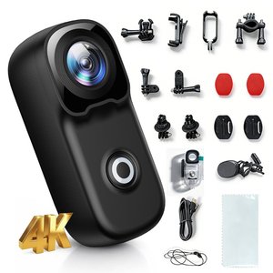 <b>Smart</b> <b>WiFi</b> Screen 4K Mini <b>Camera</b> Vlog Recorder for Vlogging Travel Sports - Product Image 3
