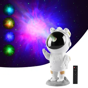 Populaire Usb Star Projector Galaxy Night Light Astronaut Projector Verlichting Decoratie Met Timer Afstandsbediening