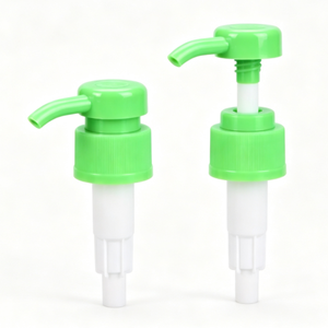 Pompe doseuse à verrouillage par torsion gauche-droite en plastique vert 30/415 pour flacons de désinfectant pour les mains, savon liquide et cosmétiques - Product Image 4