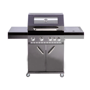 Barbecue professionnel extérieur en acier inoxydable CRS très apprécié <span class=keywords><strong>Propane</strong></span> enduit de poudre noire pour le fer <span class=keywords><strong>à</strong></span> utiliser en camping <span class=keywords><strong>intérieur</strong></span> - Product Image 4