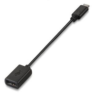 Cable USB 2.0 tipo A a tipo C, macho a hembra, 9W, 625Mbps, 15cm, negro, ideal para transferencias de datos y carga. - Product Image 1