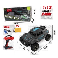 Voiture télécommandée 2,4 GHz haute vitesse, véhicule RC tout-terrain, voiture RC de drift, voiture RC d'escalade tout-terrain, jouet de course de simulation 1/12