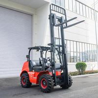 Chariot élévateur tout-terrain diesel de 3,5 tonnes, chariot élévateur de 3500 kg, vente en gros, usine chinoise, vente directe, usage intensif