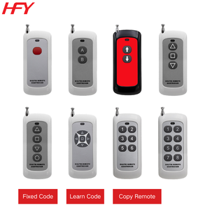 Télécommande automatique haute performance à 8 boutons à code fixe avec coque ABS, piles AAA, portée <span class=keywords><strong>de</strong></span> 100 m pour portes <span class=keywords><strong>de</strong></span> garage et portails automatiques - Product Image 4
