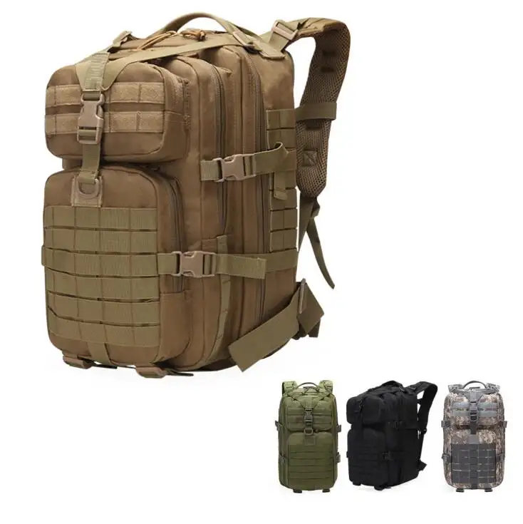 Molle 40L Tactical Backpack for Outdoor 3 Days Survival Camping Travel Hiking with Softback Polyester Lining