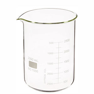 प्रयोगशाला ग्लैसवेयर 50 मिली 250 मिली 500 मिली 1000 मिलीलीटर गर्मी प्रतिरोधी ने बिक्री के लिए बीकर से ग्लास कम मापने वाली बीकर्स ग्लास कम मापने - Product Image 2