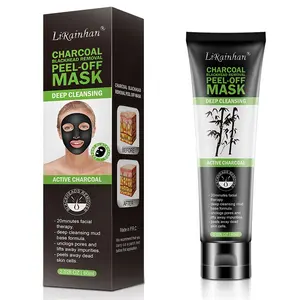 Heißer Verkauf Holzkohle Mitesser Entfernung Peel Off Maske Schwarze Maske Facial Peel Off Gesicht Maske