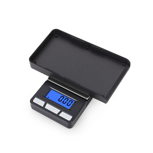J & R-báscula multifuncional 2 en 1, 200g, 0,01g, tamaño de bolsillo Digital preciso, <span class=keywords><strong>peso</strong></span> de joyería, báscula de hierbas doradas con calculadora de energía Solar - Product Image 5