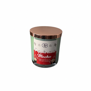 Candela di soia al mocha alla menta - Product Image 2