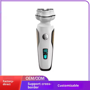 เครื่องโกนหนวดไฟฟ้า 4D แบบลอยตัว รุ่นใหม่ ใบมีดสามชั้น กันน้ำ IPX7 สำหรับโกนหนวดและโกนเครา ล้างทำความสะอาดได้ - Product Image 2