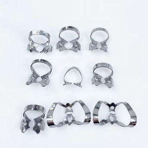 新しい手動歯科用ゴムダムツールキットプラスチック金属鋼部品を含むゴムダムクランプとフォーセプフレーム - Product Image 3