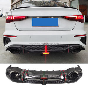 <span class=keywords><strong>2021</strong></span>-2024 Matériau PP Motif en fibre de carbone Noir Argent <span class=keywords><strong>RS3</strong></span> 8Y Diffuseur arrière pour <span class=keywords><strong>Audi</strong></span> A3 8Y - Product Image 1