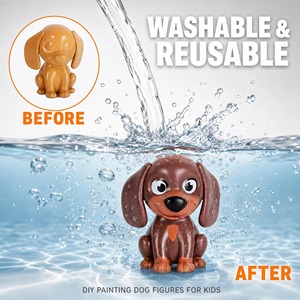 Jouets de bain <span class=keywords><strong>Magic</strong></span> Muddy Puppy : Figurines de chiens qui changent de couleur à l'eau, Sacs surprise, Adorables animaux de collection Chibi pour enfants - Product Image 6
