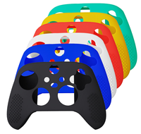 Coque en silicone souple anti-poussière pour manette Xbox Series S X Housse de protection pour manette Xbox Series S X Joystick Skin Case