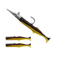 Leurre coulant en plastique souple avec tête plombée, appât artificiel idéal pour la pêche en mer, 11/40g, nouveau modèle