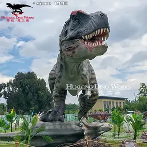 실물 크기 전시회 목적을 위한 옥외 기계적인 티라노 사우루스 렉스 공룡
