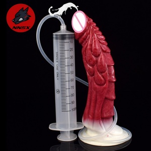 Dildo de Fantasía Súper Caliente Faak, Dildo de Dragón con Eyaculación, Pene Animal para Mujeres - Product Image 1