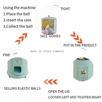 Distributeur de capsules cylindrique 2026 Big Ball, machine à monnayeur pour jouets, idéal pour centres commerciaux, parcs d'attractions et kiosques