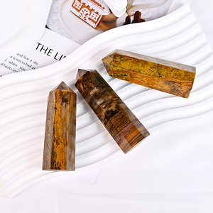 Tour de Pietersite en cristal naturel de point de pierre de <span class=keywords><strong>Peter</strong></span> de cristal bleu d'énergie en gros pour la guérison de cristaux - Product Image 2