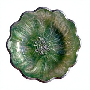 Tazones de Resina para Ensaladas, Diseño Moderno, Pulidos, Hechos a Mano, Ecológicos, para Frutas, Cocina y Hogar - Product Image 6