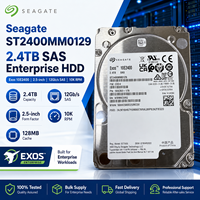 Untuk Hard Disk Seagate 2.4TB 10K SAS ST2400MM0129 2M Jam MTBF 550TB/Tahun Beban Kerja Operasi 24/7 Dua Port