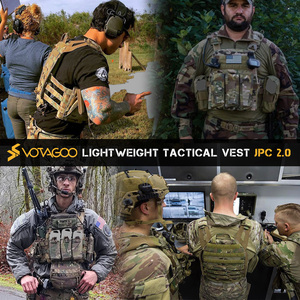 Gilet tactique personnalisé JPC 2.0 Porte-plaques Système MOLLE Dégagement rapide Entièrement modulaire Léger Équipement de terrain CS - Product Image 3
