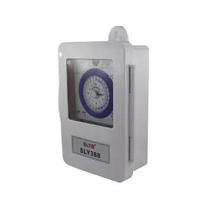 SLYB 20A 24 Hours Automatic Mechanical Time Switch SLY388 with Waterproof Case 15 minute TB388 Interval timer switch