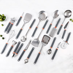 New 19 Pcs Kitchen Accessories Polish Stainless Steel Non Stick Cozinha Cooking <b>Utensil</b> <b>Set</b> - Product Image 5