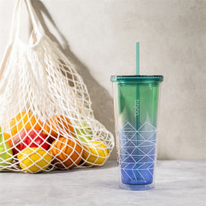 แก้วสแตนเลสพร้อมหลอดพลาสติกแบบใช้ซ้ำได้ - Product Image 4