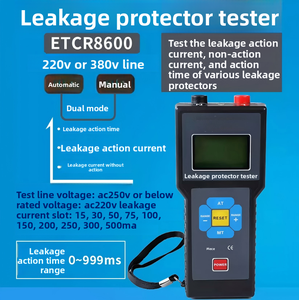 Probador de Corriente de Fuga ETCR8600, Probador de Corriente Residual, Probador de Corriente de Disparo Universal Monofásico y Trifásico - Product Image 3