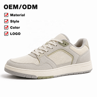 Chaussures de skateboard respirantes OEM, chaussures de sport décontractées, fabricant de chaussures de marche en maille personnalisées avec semelle extérieure en PU et semelle intermédiaire en EVA