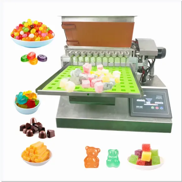 GUMMY Machine De Distributeur Automatique Maquina Para Hacer Fabricar Caramelos Des Dulces Doces Herstellung einer Bonbon Jelly Bean