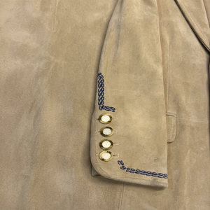 Shorts en toile brodés pour hommes grande taille avec motif bouclier de cerf, taille haute, fermeture à cordon, style décontracté - Product Image 5