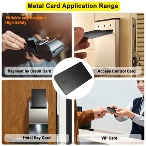 2025 Sản phẩm mới đã sẵn sàng để tàu Anodized DIY nhôm chải kim loại Kiểm soát truy cập VIP thẻ visa tín dụng cho khắc laser - Product Image 6