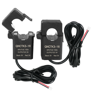 Chia lõi hiện tại biến áp QNCTK3-16 AC 10A 20A 30A 50A 100A đầu ra <span class=keywords><strong>DC</strong></span> 3.3V 5V mở loại hiện tại cảm biến đầu dò kẹp CT - Product Image 1