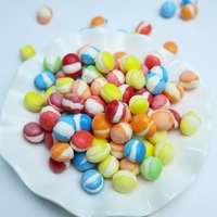 Mini gelée personnalisée certifiée halal Bonbons mous en-cas Lyophilisés Saveurs aigres fruitées Emballage en vrac Séchage au gel personnalisé certifié